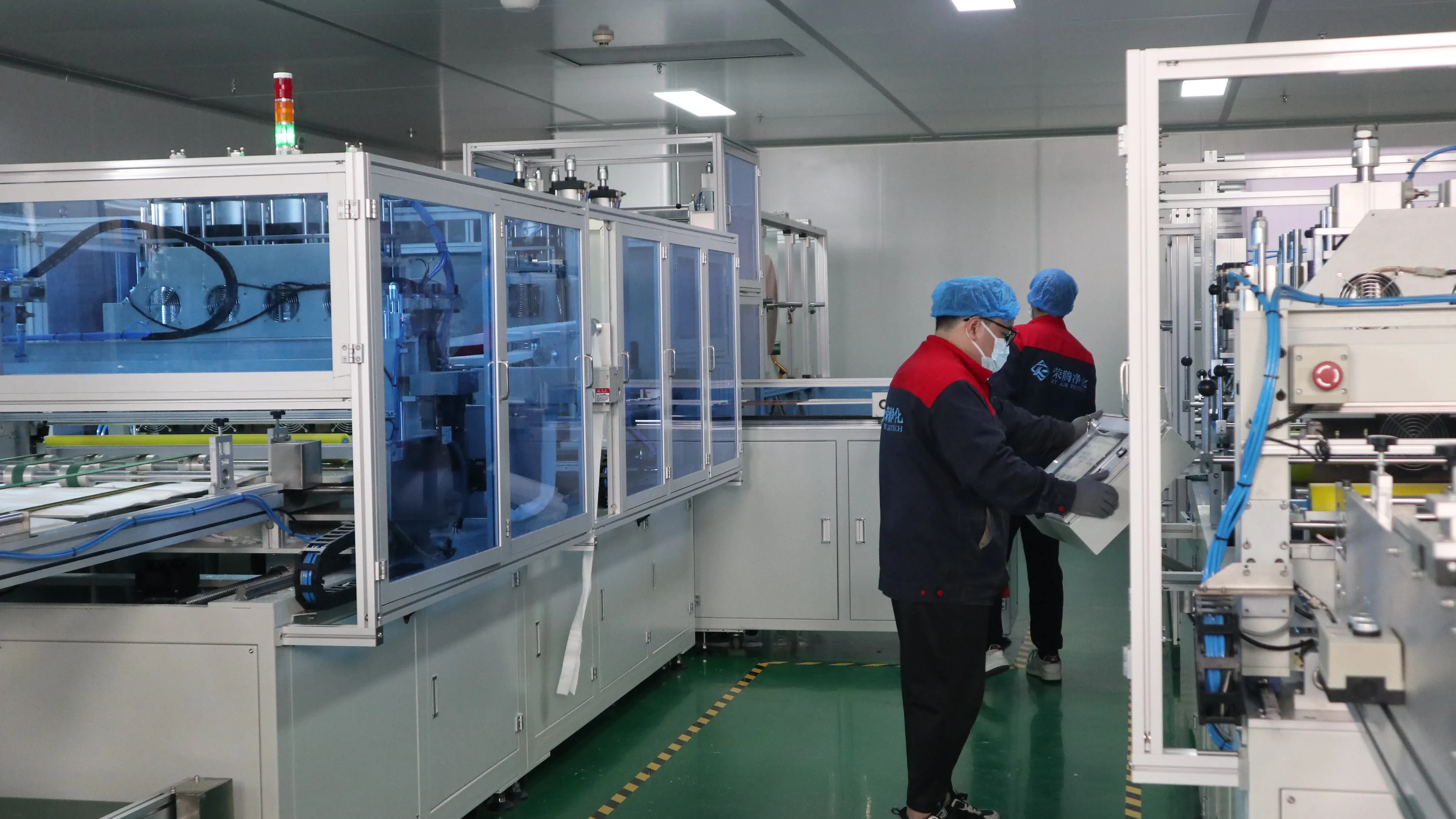 Línea de Producción de Medios Filtrantes para Filtros de Bolsa